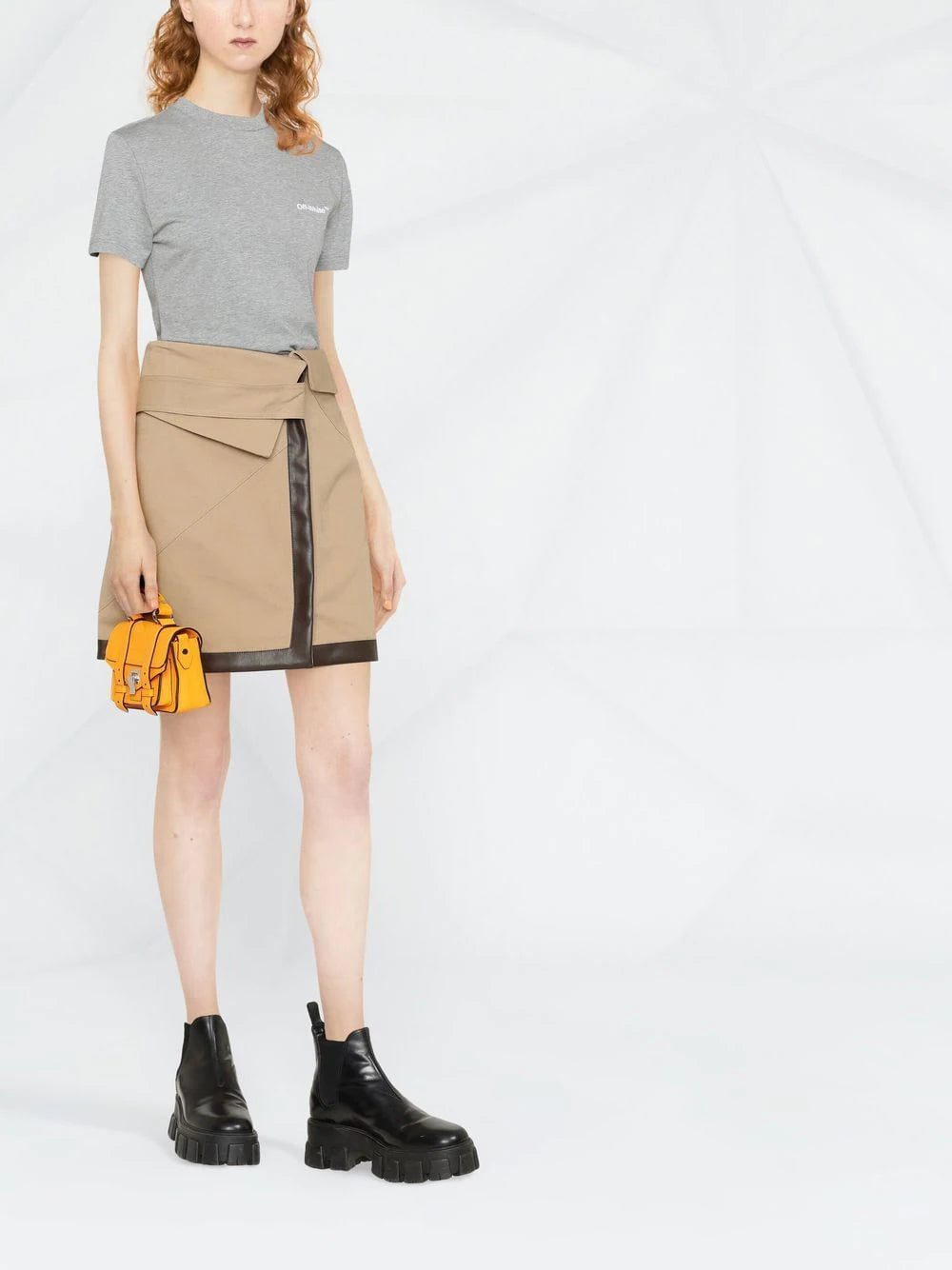 Off-White Helvetica logo-print T-shirt - Image 2