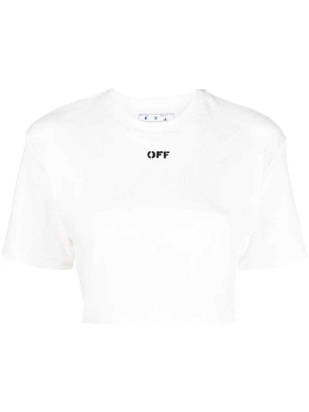 Off-White Off-stamp cropped T-shirt