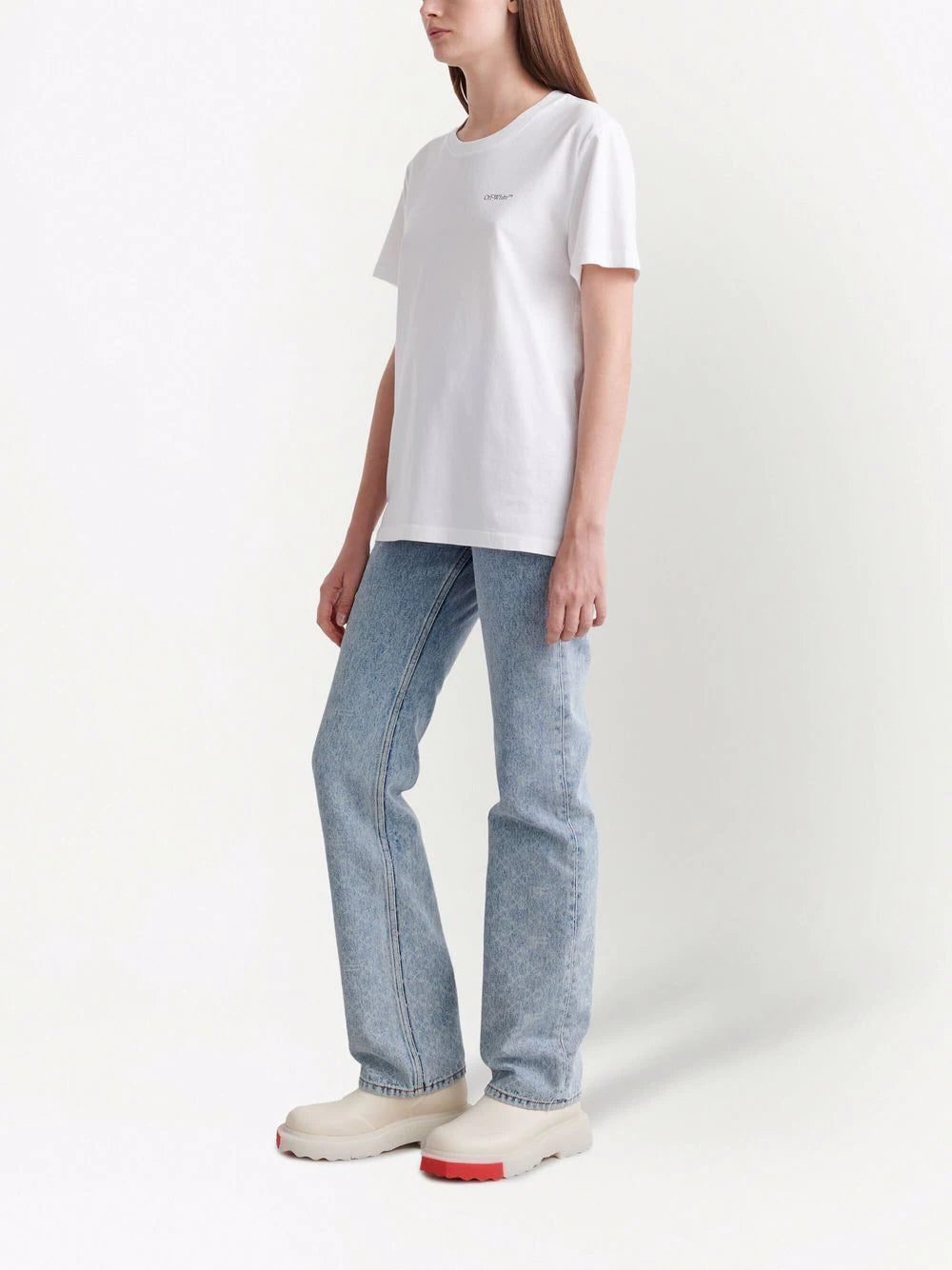 Off-White Floral-Arrows cotton T-shirt - Image 2