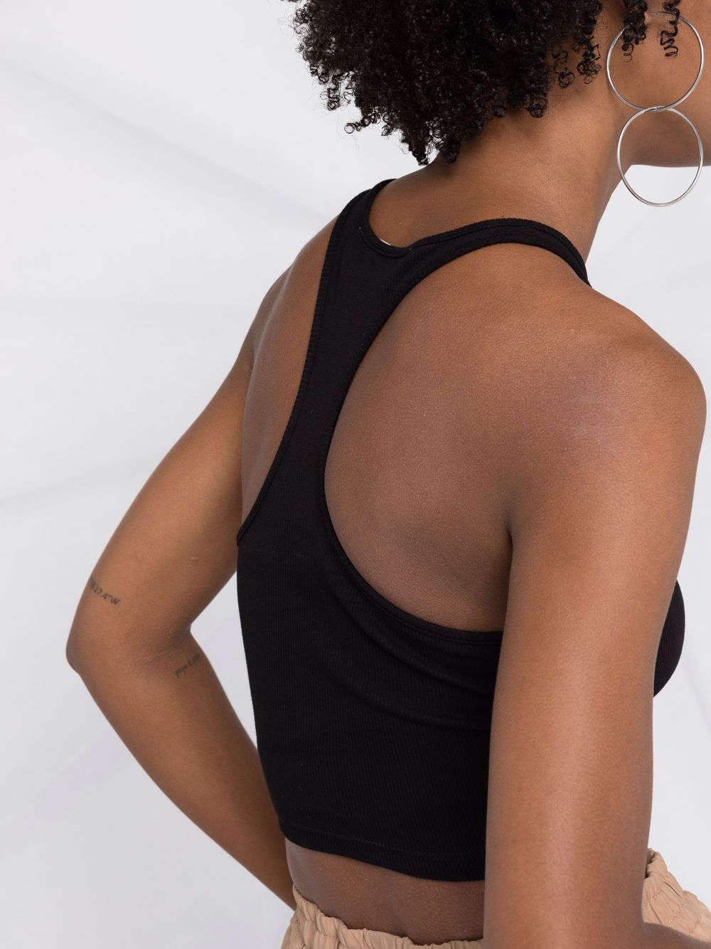 Off-White Off-Stamp ribbed crop top - Image 3