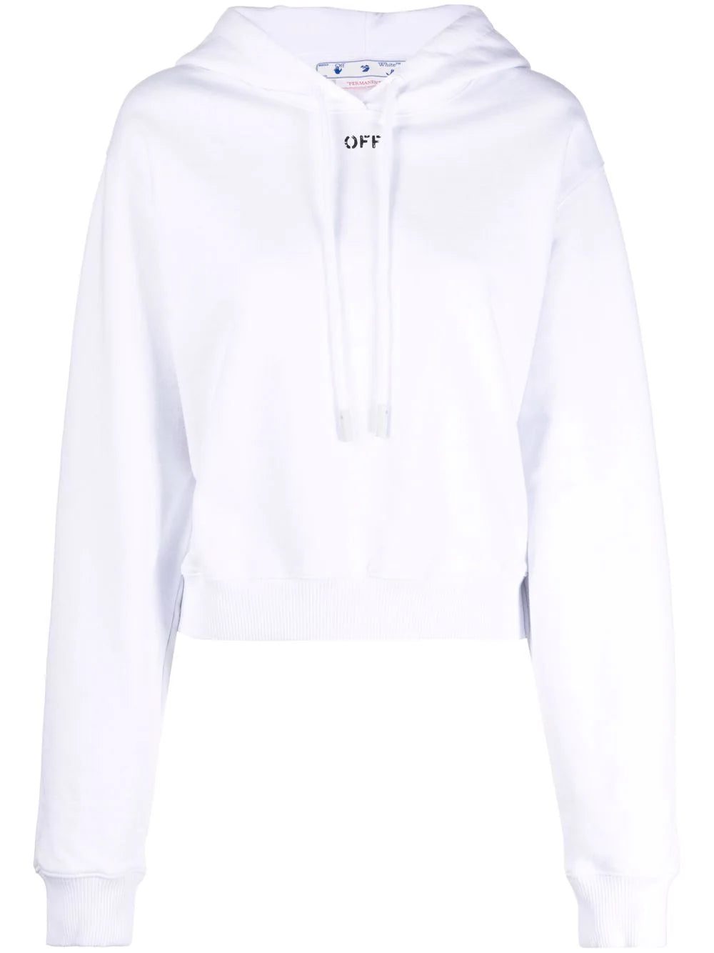 Off-White Off-stamp cropped hoodie