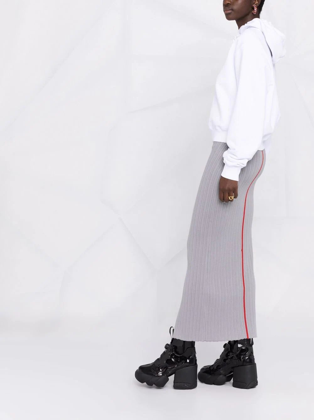 Off-White Off-stamp cropped hoodie - Image 4