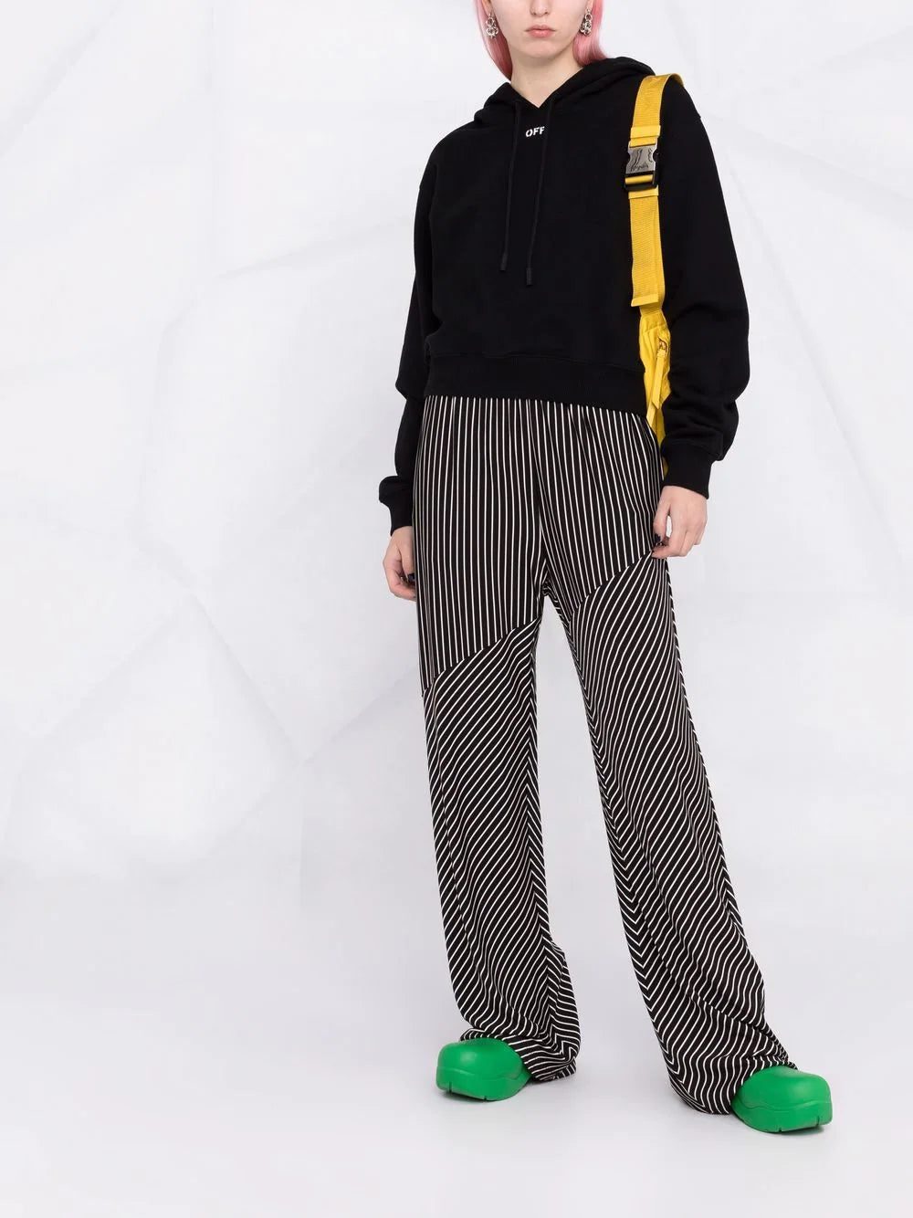 Off-White Off-stamp cropped hoodie - Image 2