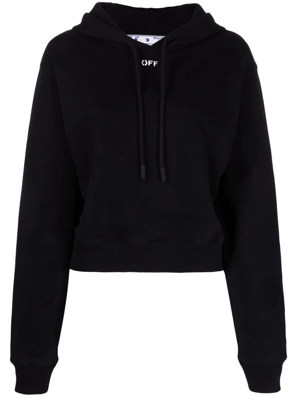 Off-White Off-stamp cropped hoodie