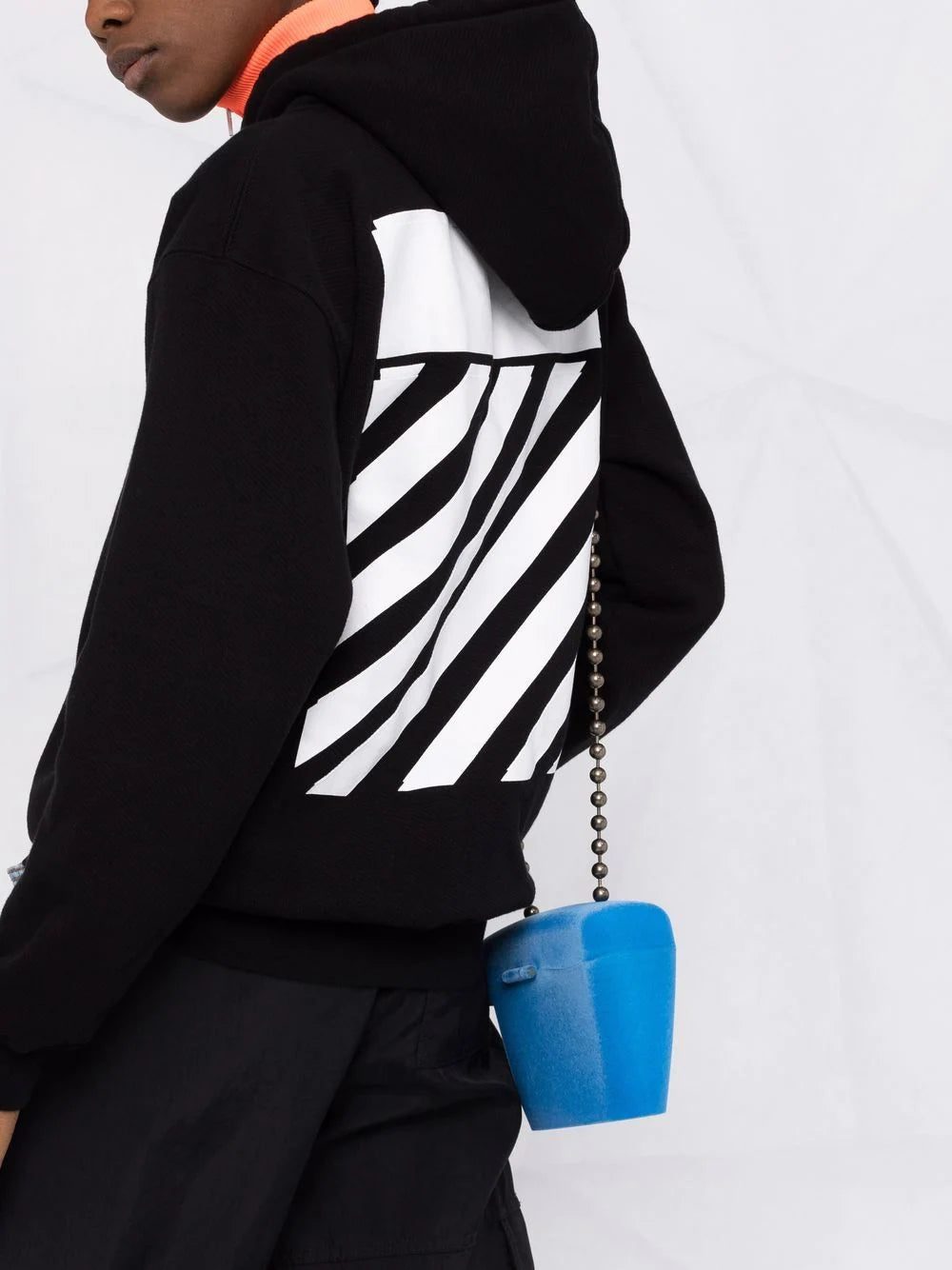 Off-White logo-print Diag hoodie - Image 3