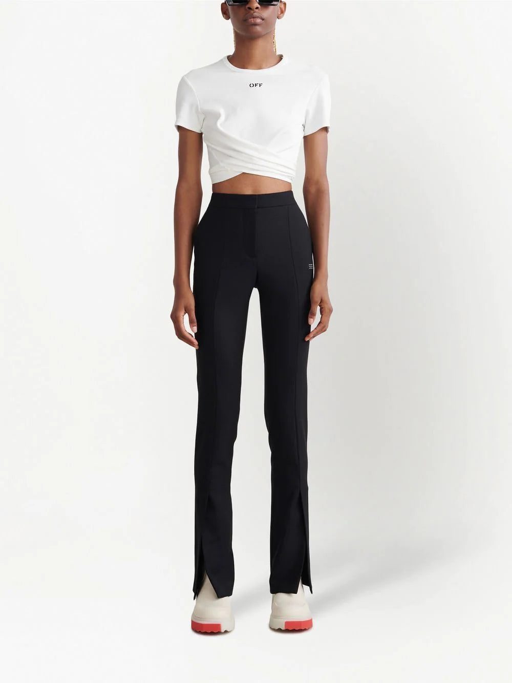 Off-White high-waisted tailored trousers - Image 2