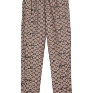 Off-White  monogram tapered-leg trousers