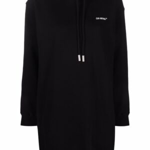 Off-White Diag-stripe print sweatshirt dress