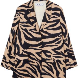 Off-White  zebra-print oversized blazer