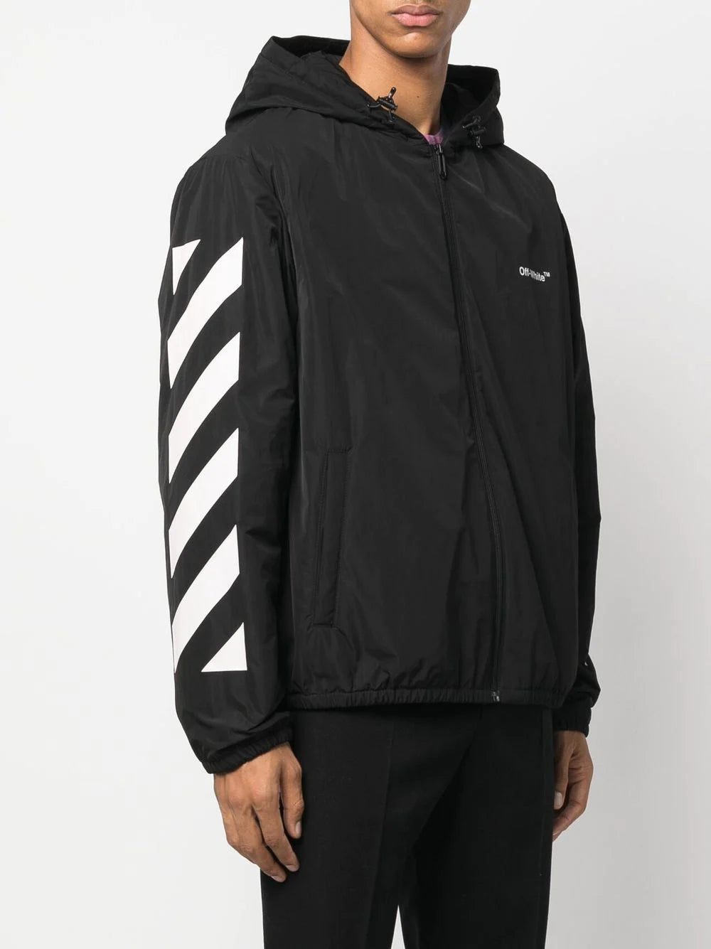 Off-White Diag logo-print windbreaker - Image 3