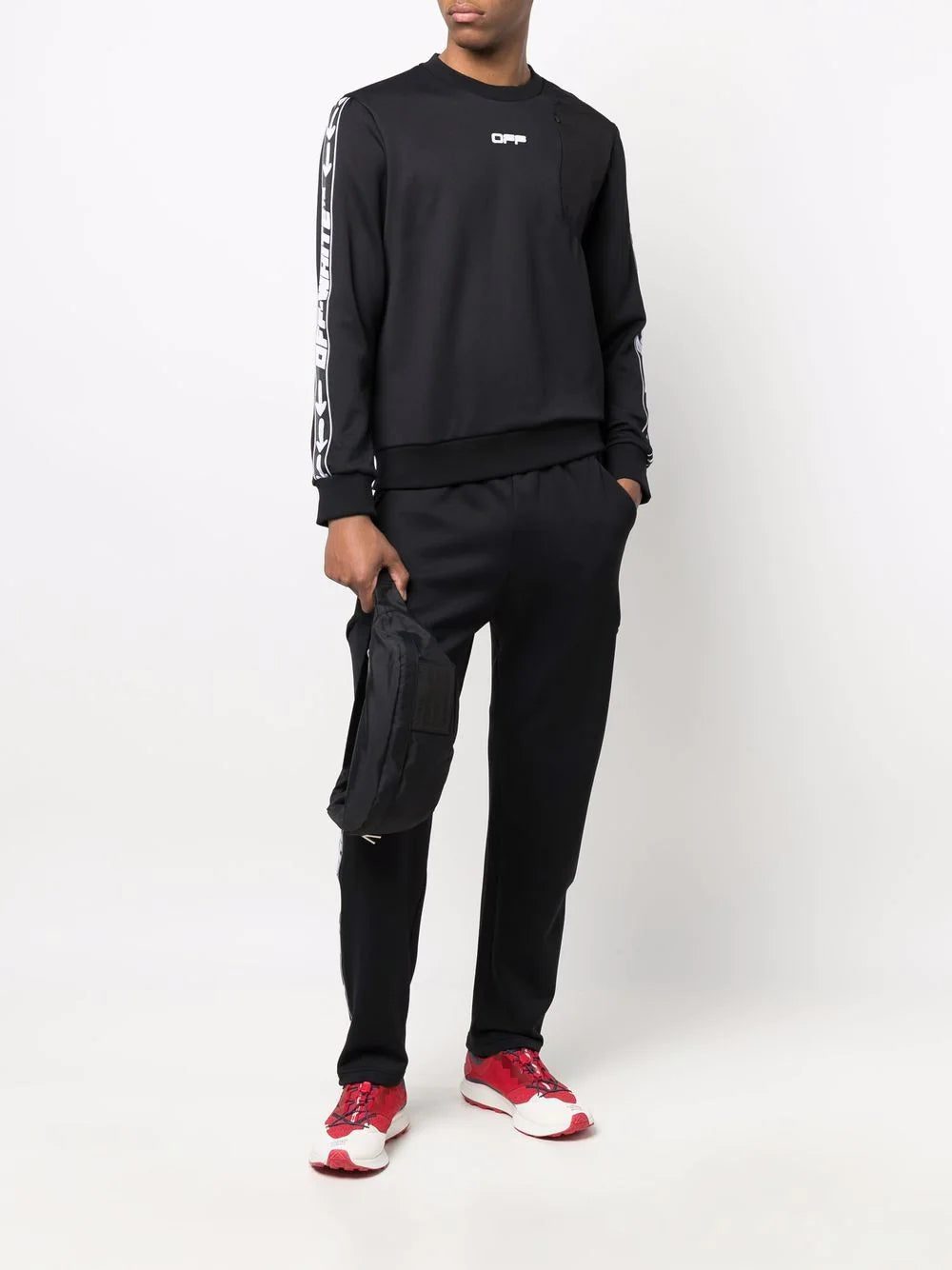 Off-White logo-tape track pants - Image 2