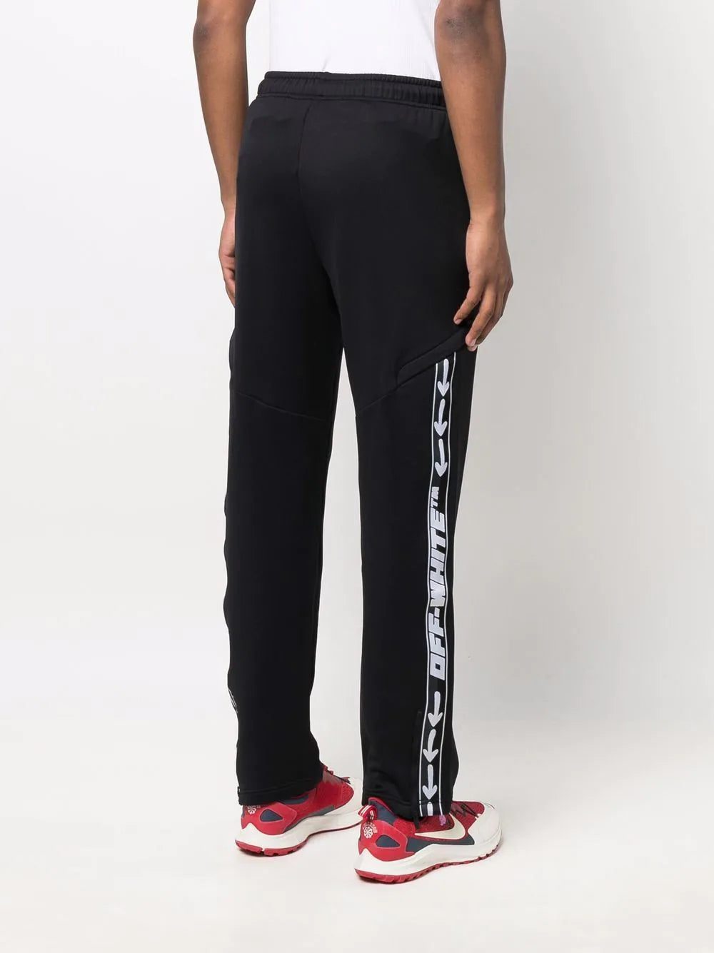 Off-White logo-tape track pants - Image 4