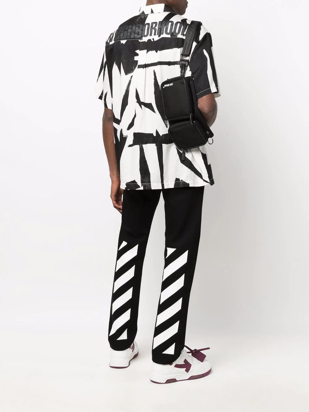 Off-White Diag-stripe print slim fit jeans - Image 2