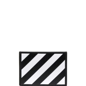 Off-White Diag striped card holder