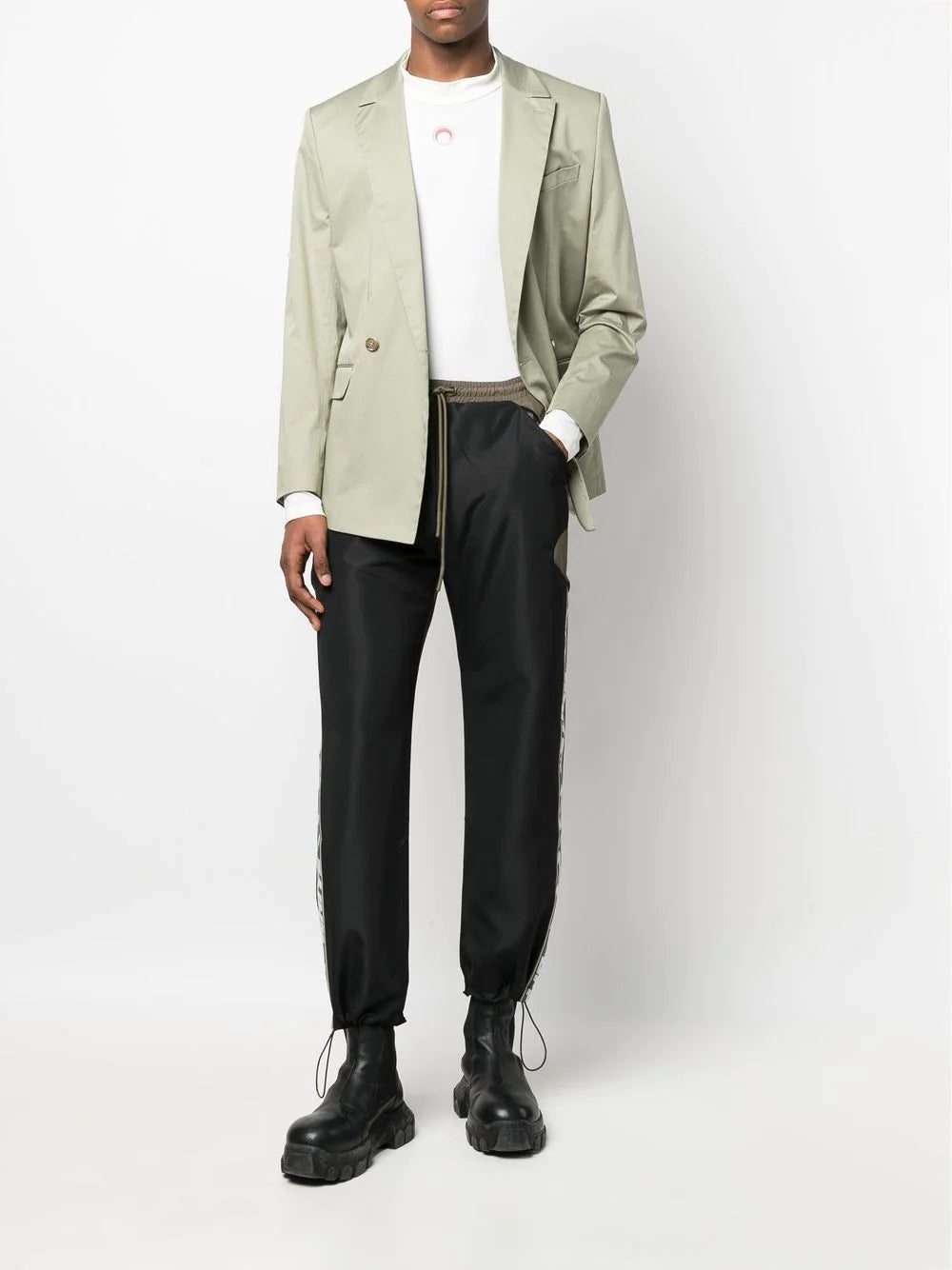 Off-White logo-tape panelled track pants - Image 2