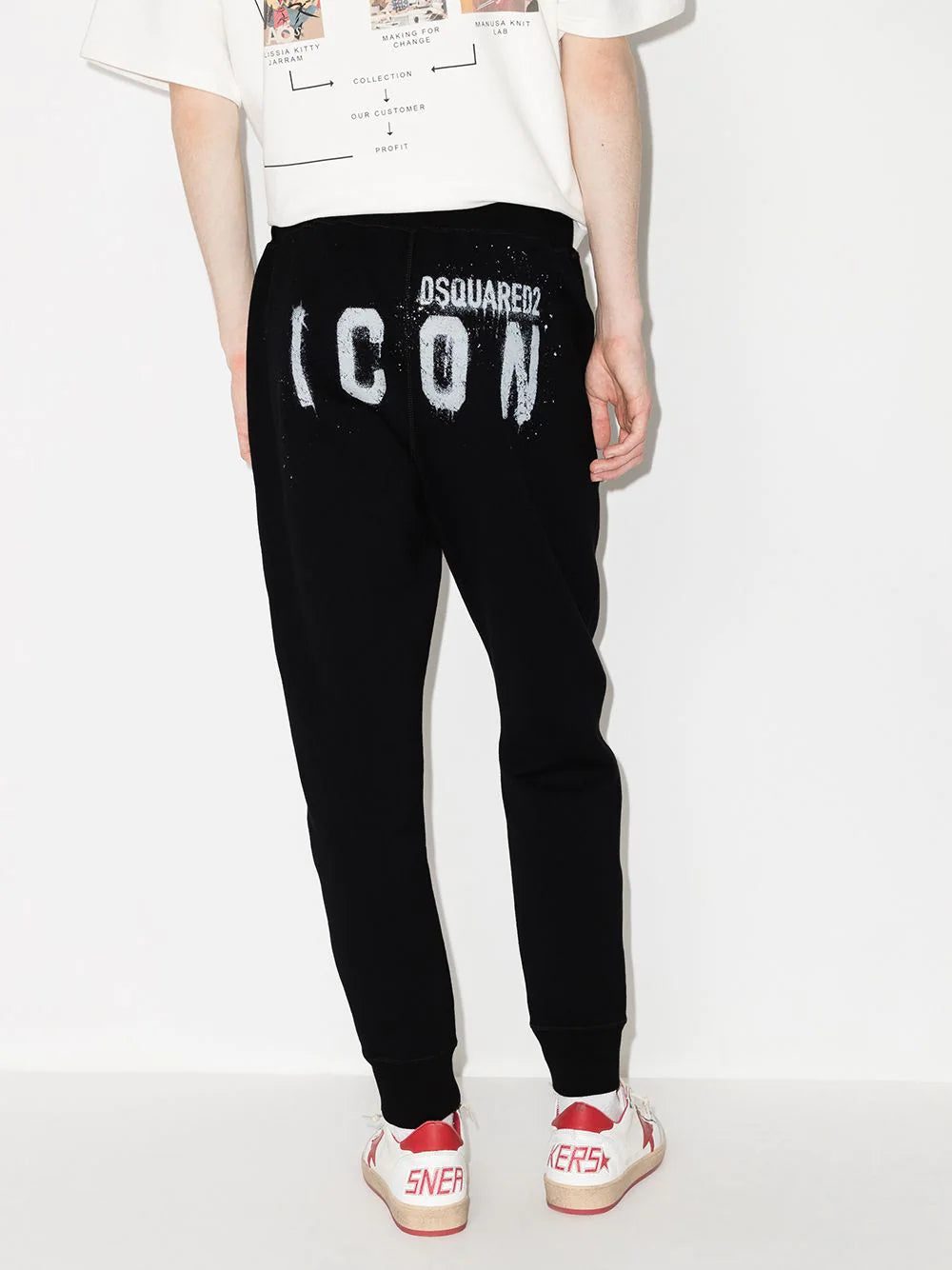 Dsquared2 Icon-print track pants - Image 3