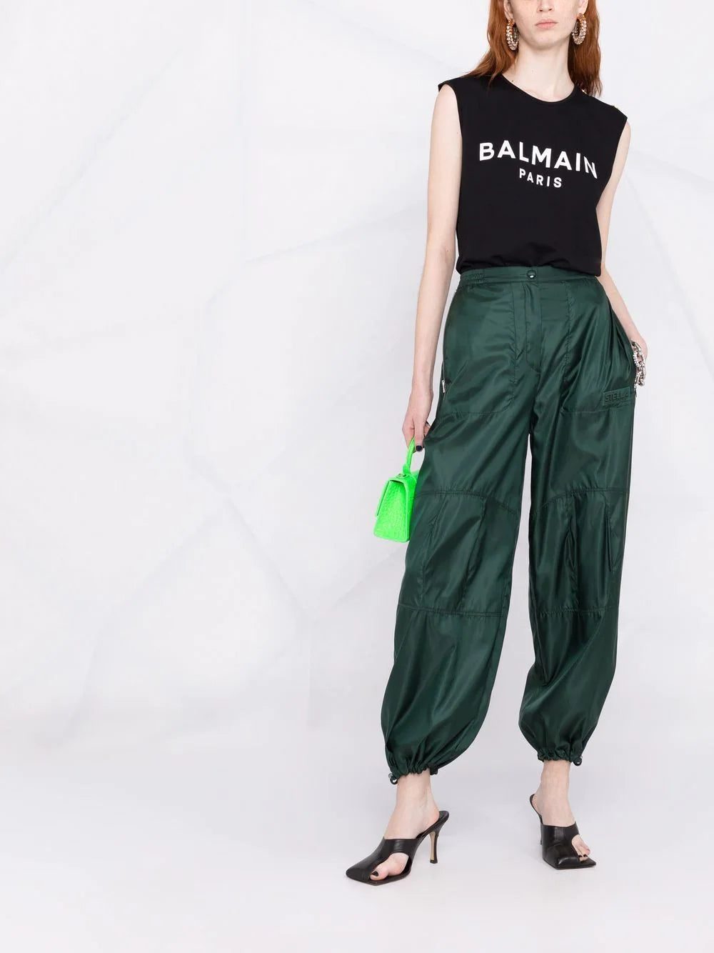 Balmain logo-print tank top - Image 2