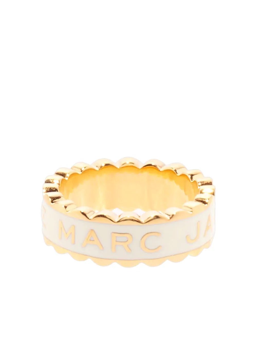 Marc Jacobs The Medallion scalloped ring