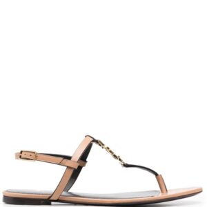 Saint Laurent  Cassandra flat sandals