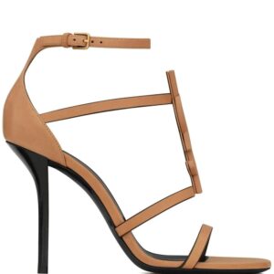 Saint Laurent  logo strappy sandals