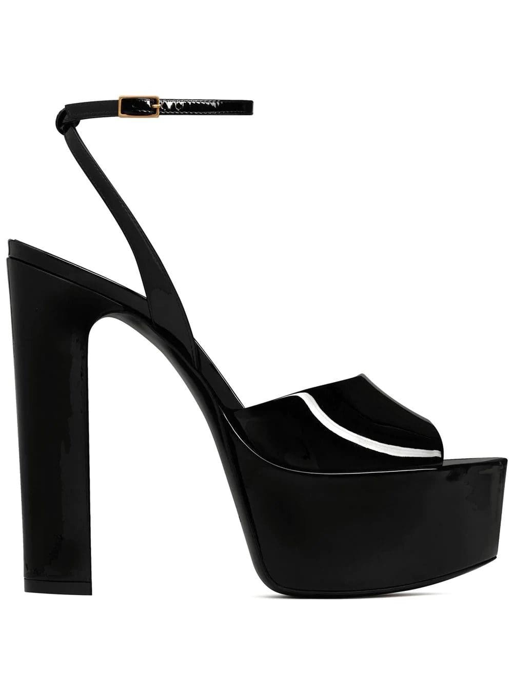 Saint Laurent Sexy platform peep-toe sandals