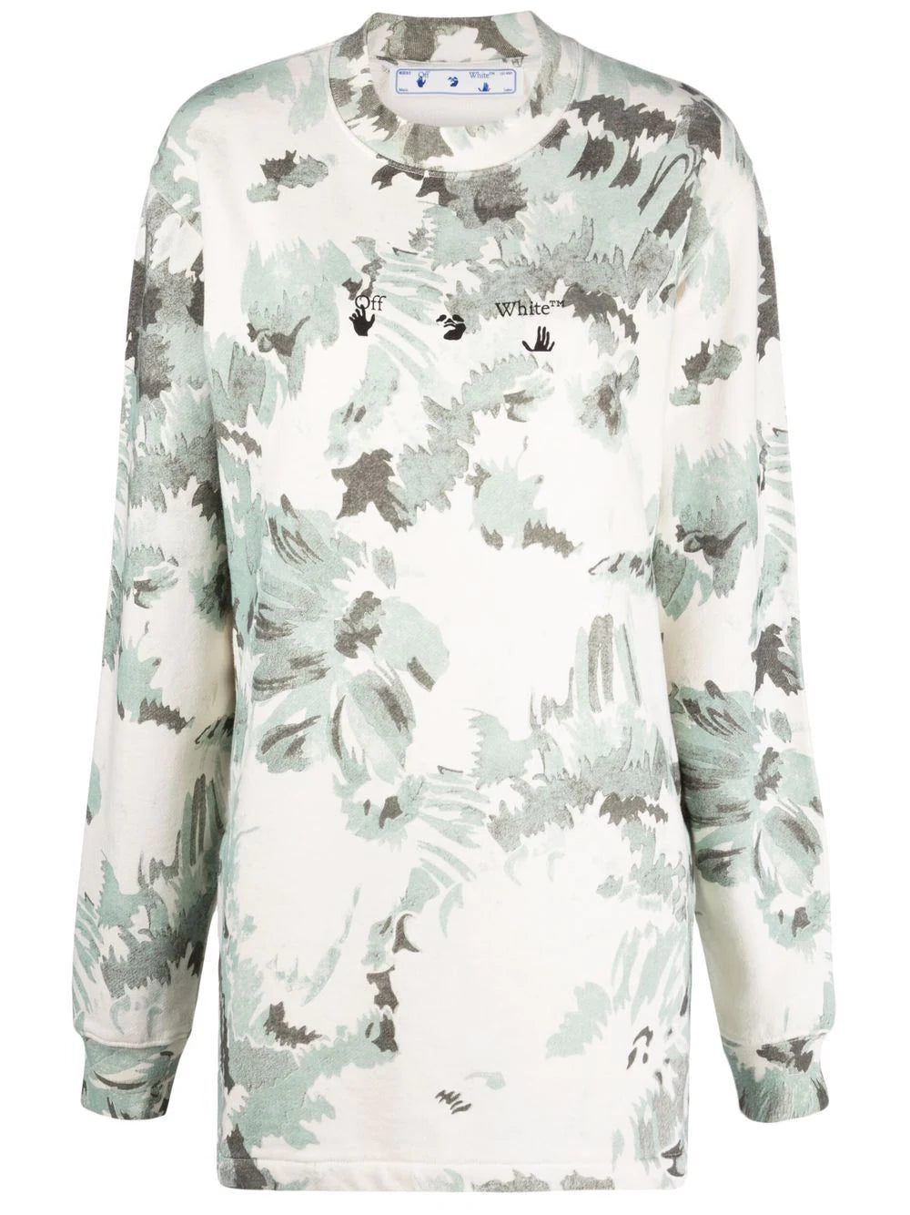 Off-White abstract-print sweater dress