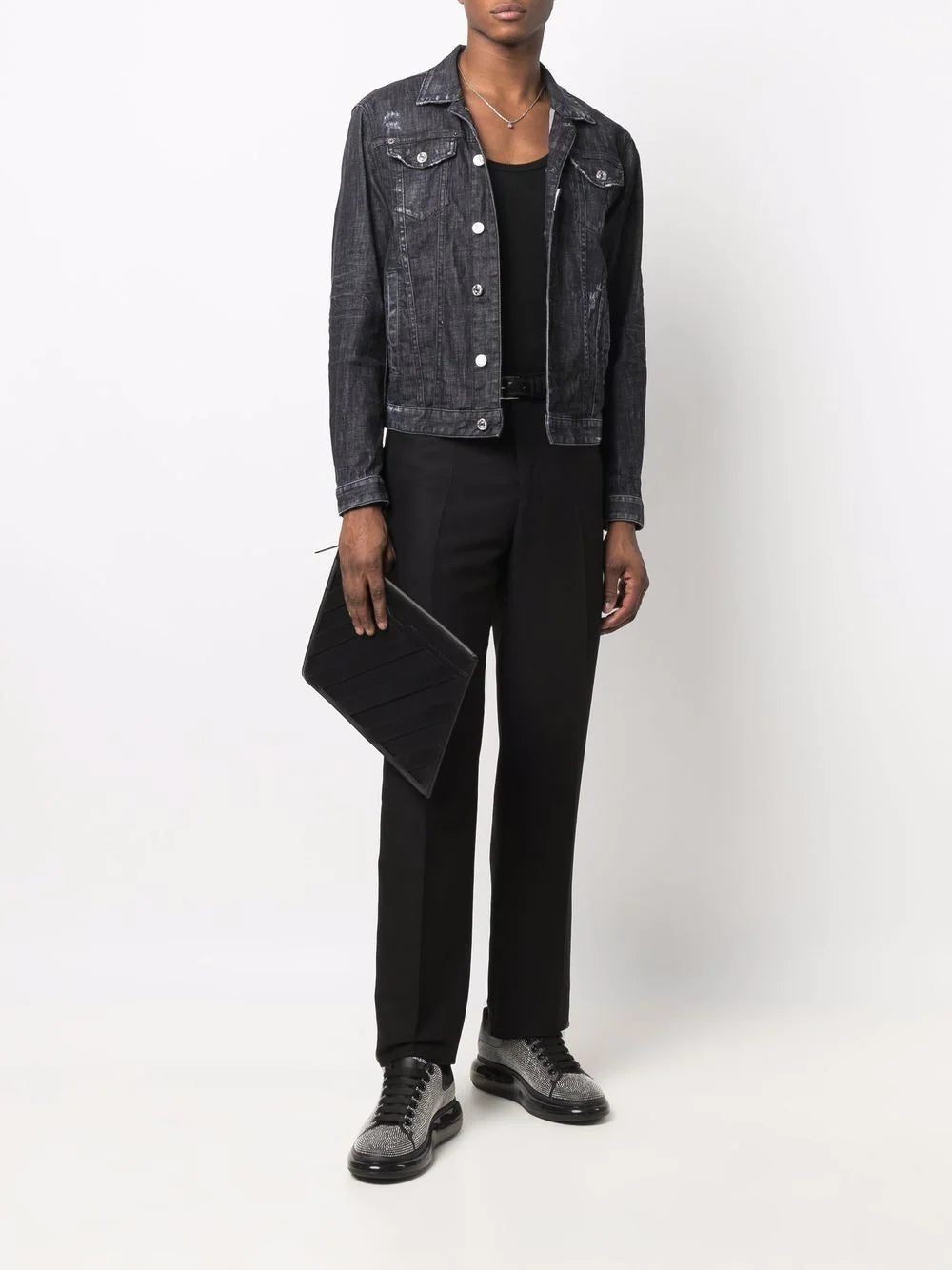 Dsquared2 button-up denim jacket - Image 2