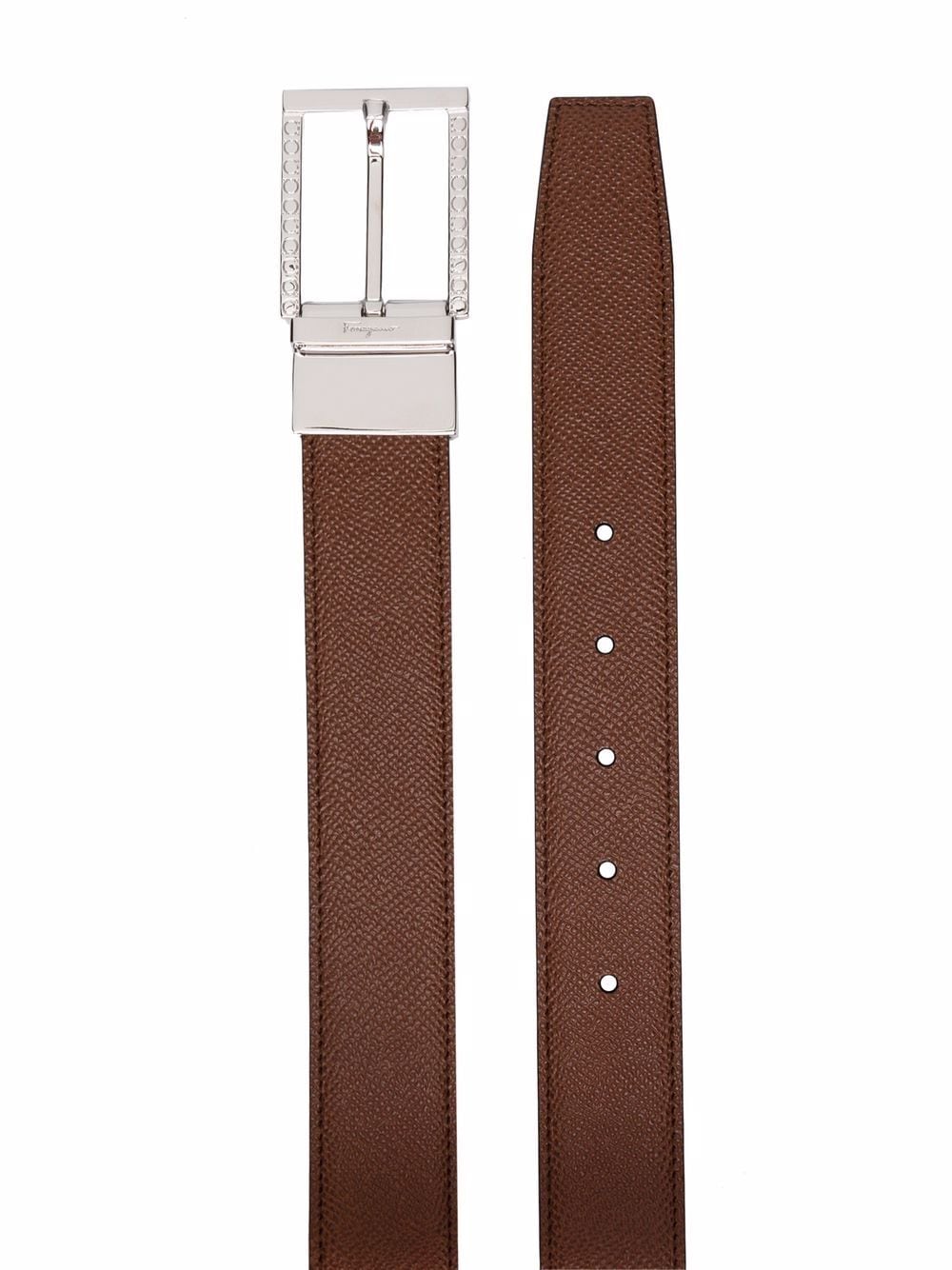 Ferragamo engraved buckle-fastening belt - Image 2