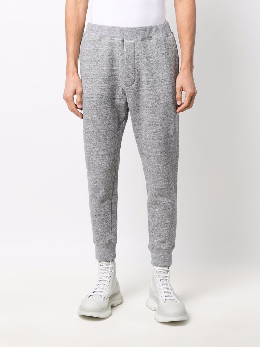 Dsquared2 Icon slogan-print ankle-length trackpants - Image 4