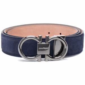 Ferragamo Gancini suede belt