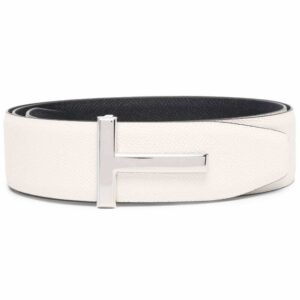 Tom Ford logo-buckle leather belt