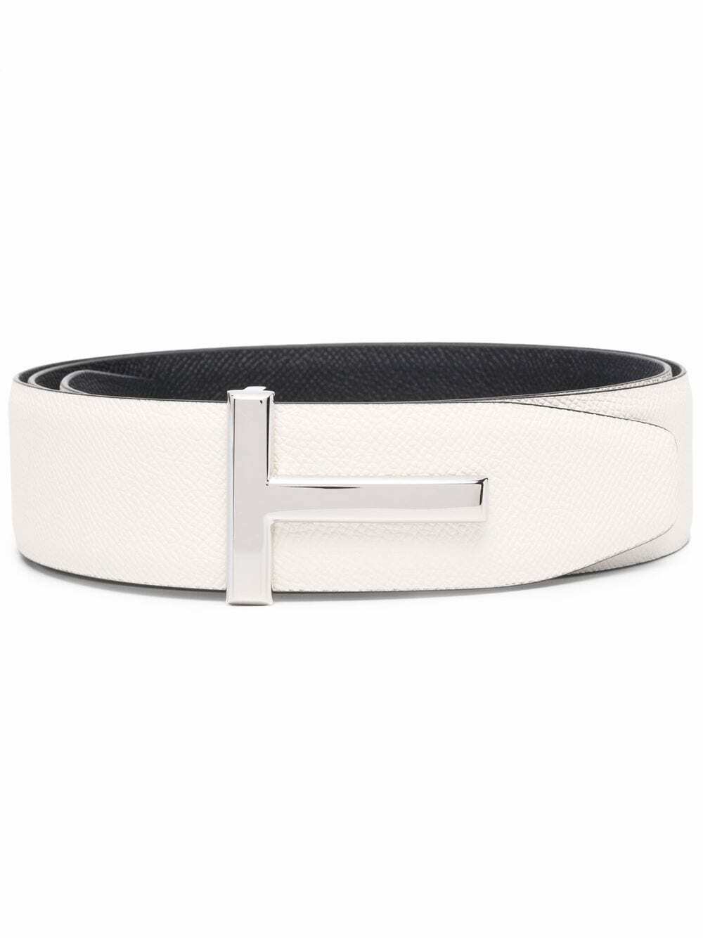 Tom Ford logo-buckle leather belt