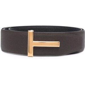 Tom Ford logo-buckle leather belt