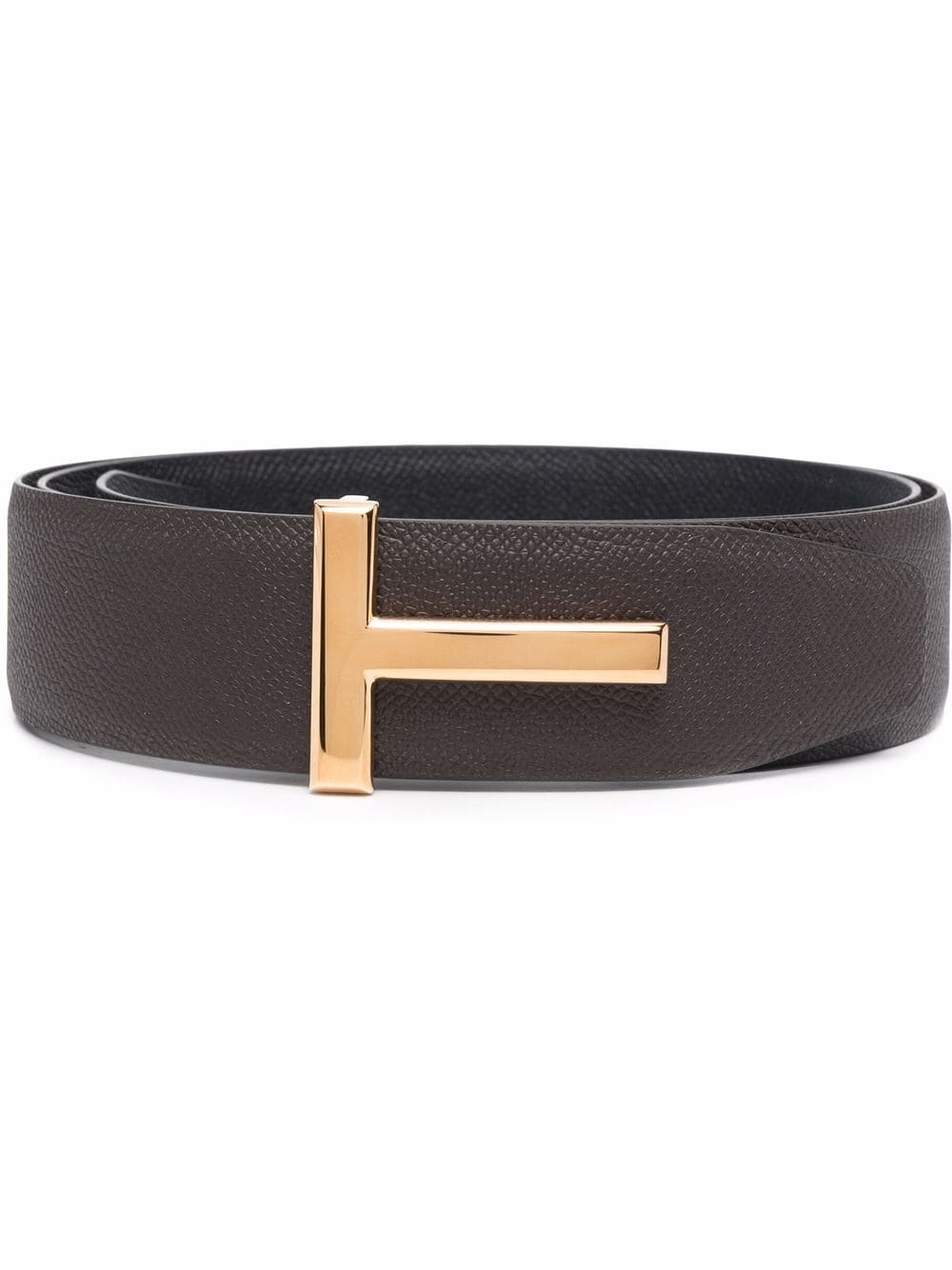 Tom Ford logo-buckle leather belt