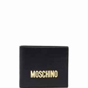 Moschino logo-plaque wallet