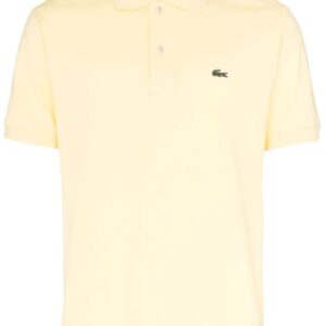 Lacoste logo-patch piqué polo shirt