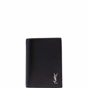 Saint Laurent logo-plaque wallet