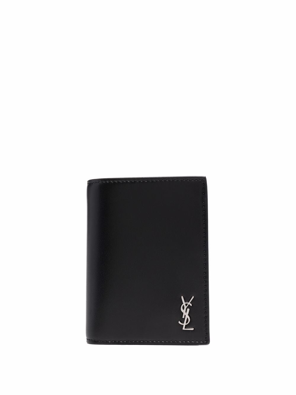 Saint Laurent logo-plaque wallet