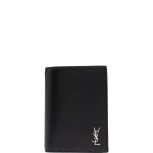 Saint Laurent logo-plaque wallet