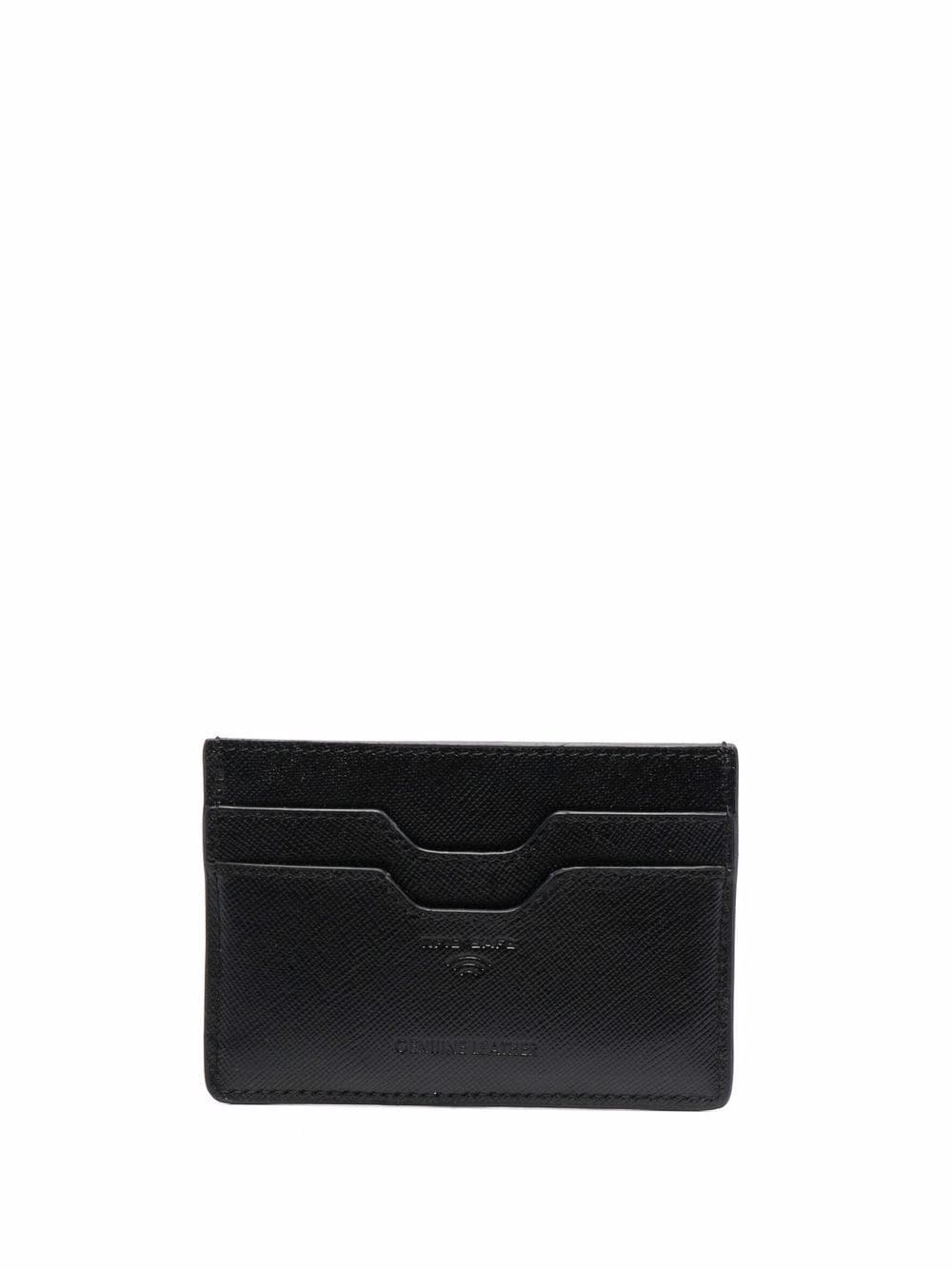 Philipp Plein engraved-logo leather cardholder - Image 2