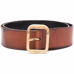 Louis Vuitton buckled leather belt