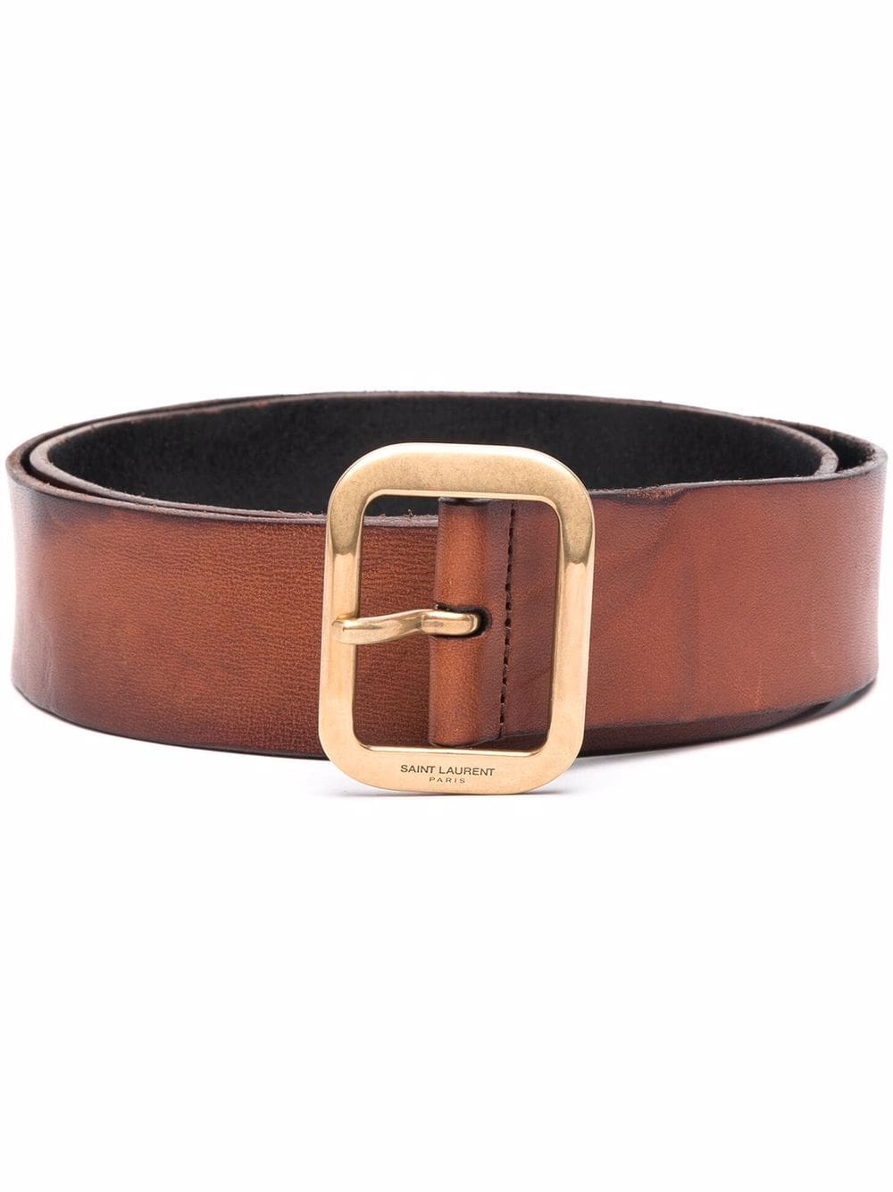 Louis Vuitton buckled leather belt