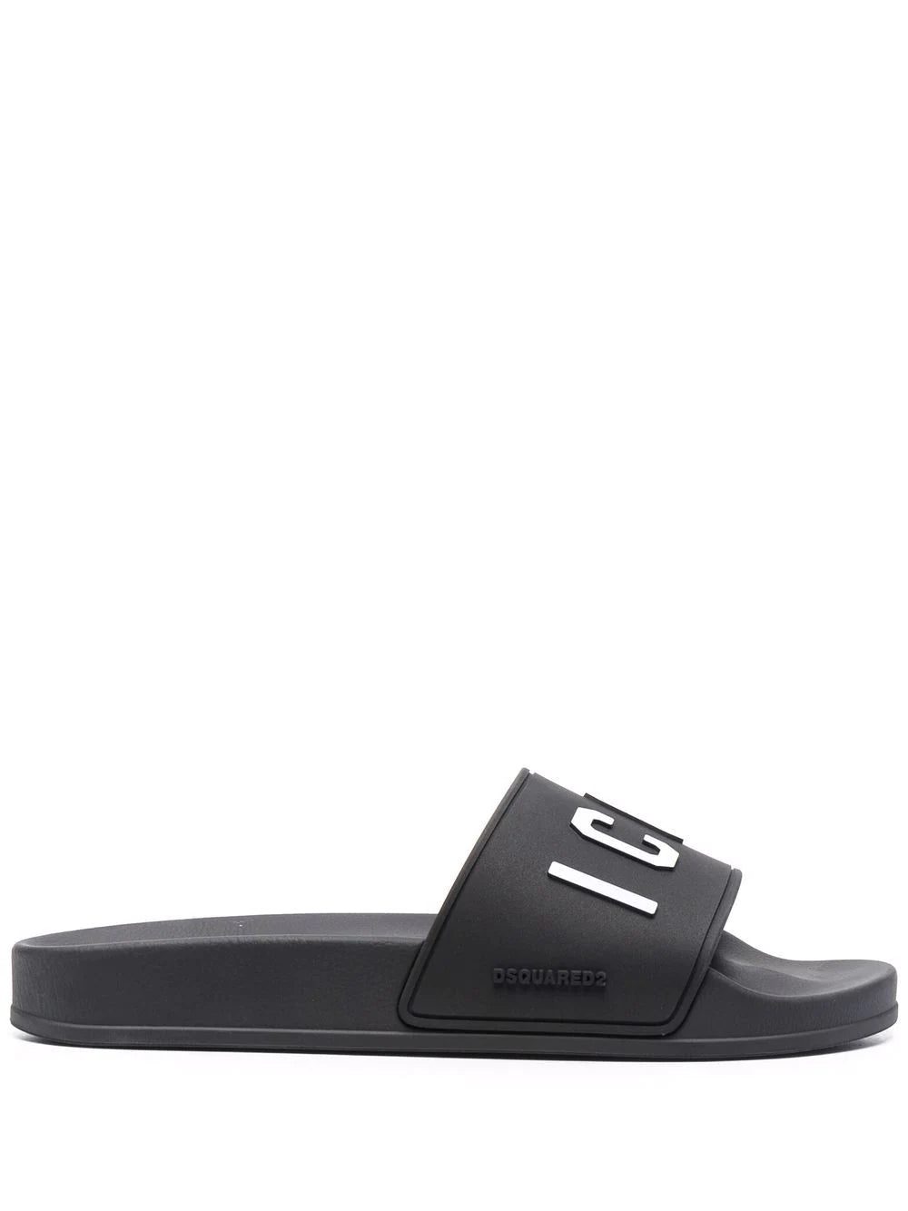 Dsquared2 Icon-print slip-on slides
