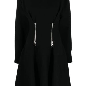 Alexander McQueen  zip-detail flared dress