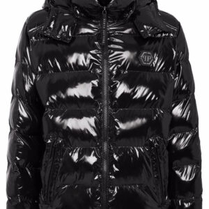 Philipp Plein high-shine padded jacket