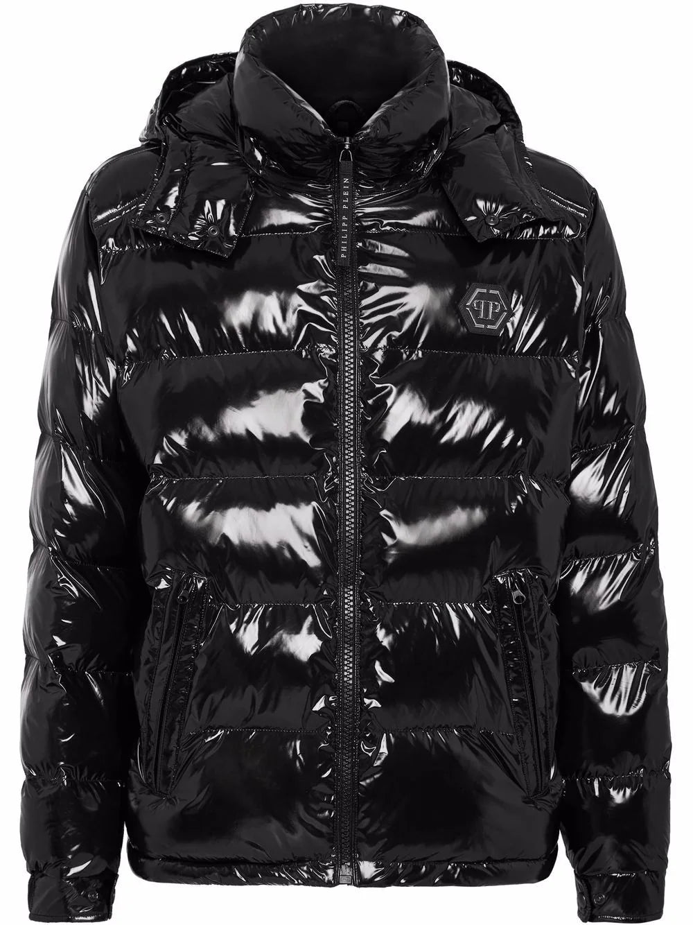 Philipp Plein high-shine padded jacket