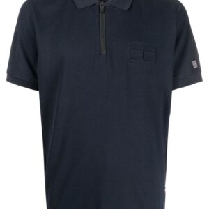 Tommy Hilfiger embossed-logo polo shirt