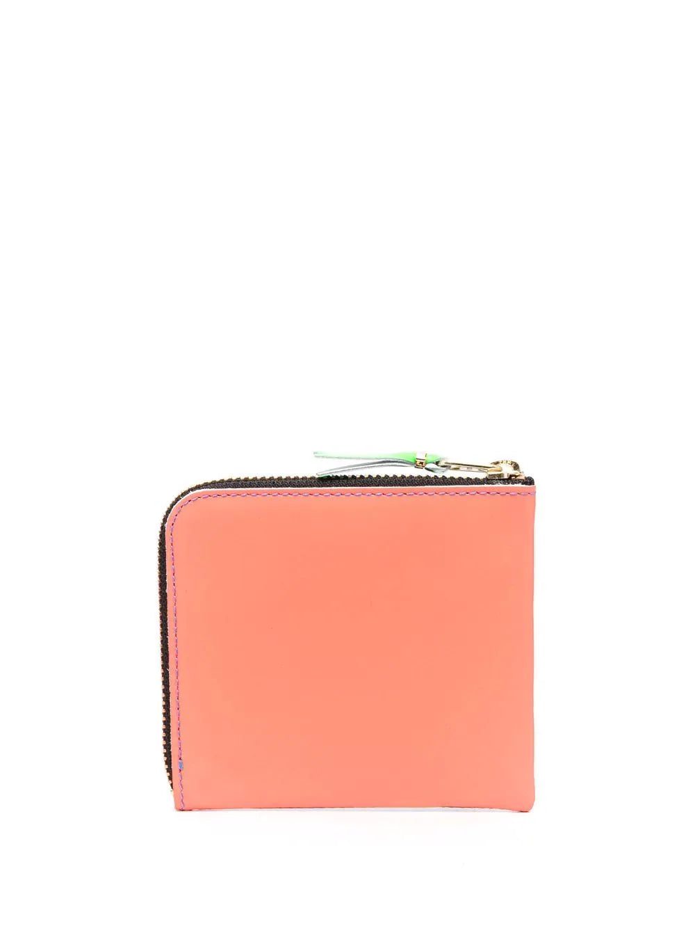 Comme Des Garçons Wallet color-block small zip wallet - Image 2