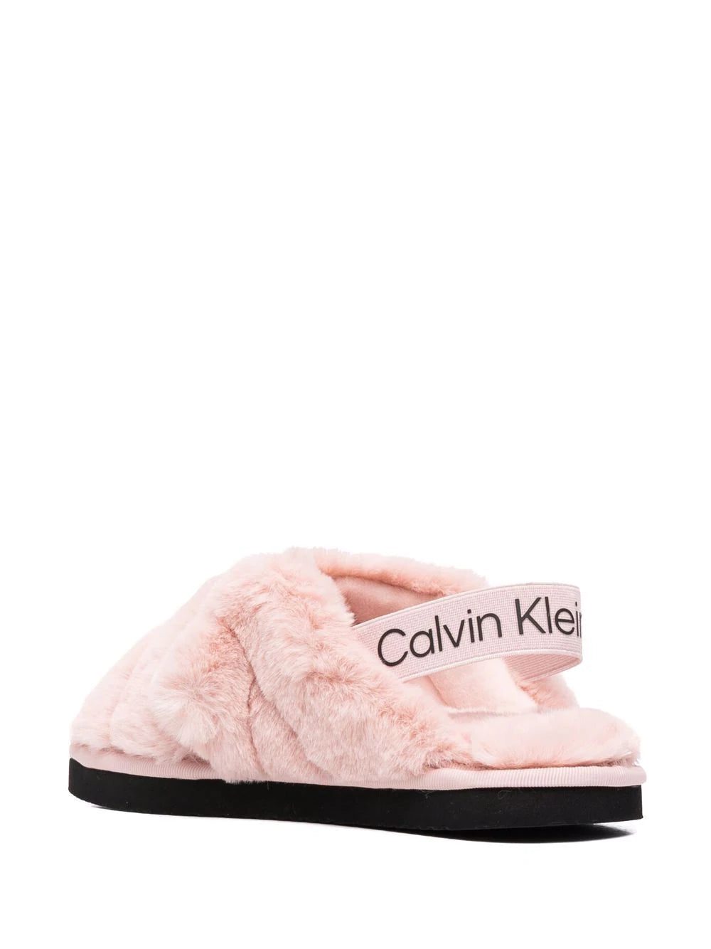 Calvin Klein faux fur open-toe sandals - Image 3