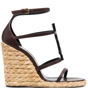 Saint Laurent Cassandra 105 wedge sandals